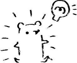 【デジタルプランナー用文具】素朴なハリネズミのハンコ