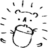 【デジタルプランナー用文具】素朴なハリネズミのハンコ