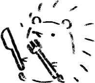 【デジタルプランナー用文具】素朴なハリネズミのハンコ