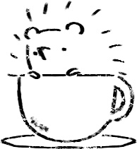 【デジタルプランナー用文具】素朴なハリネズミのハンコ