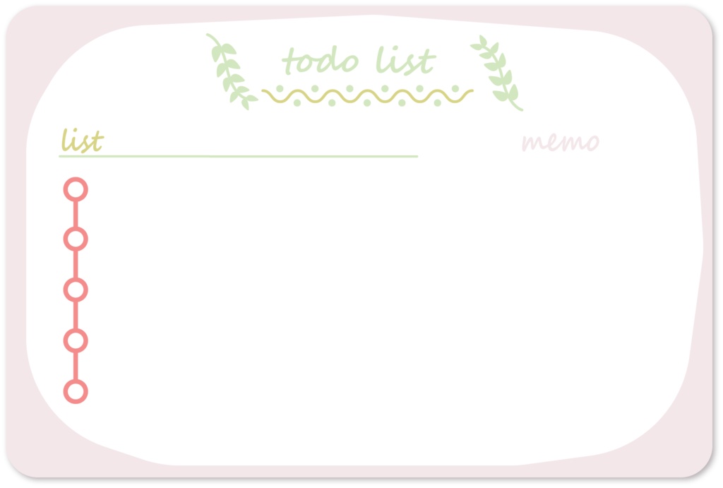 【デジタルプランナー用文具】Relaxcolor TODOふせん風