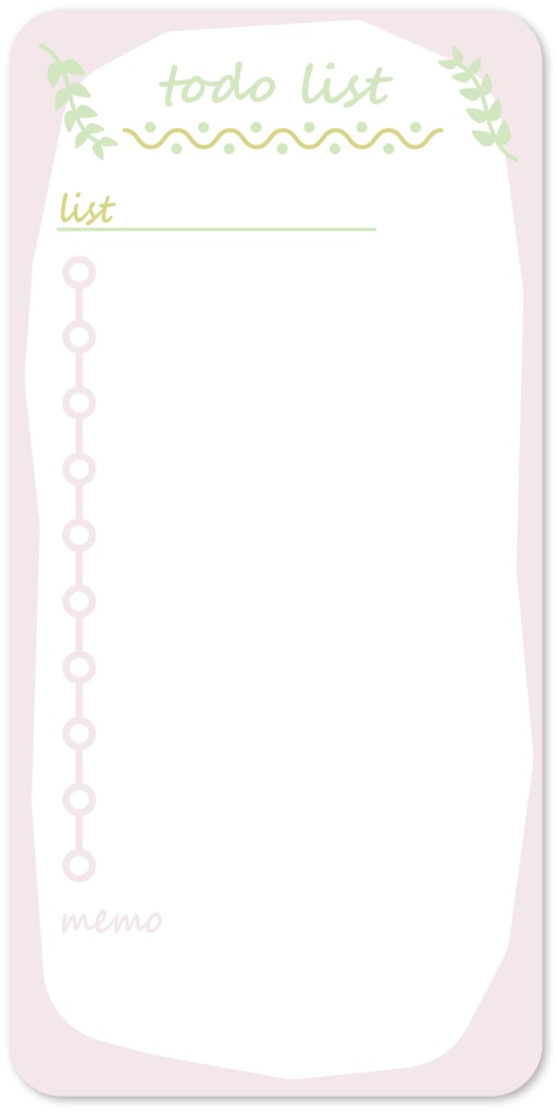 【デジタルプランナー用文具】Relaxcolor TODOふせん風