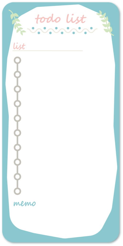 【デジタルプランナー用文具】Relaxcolor TODOふせん風