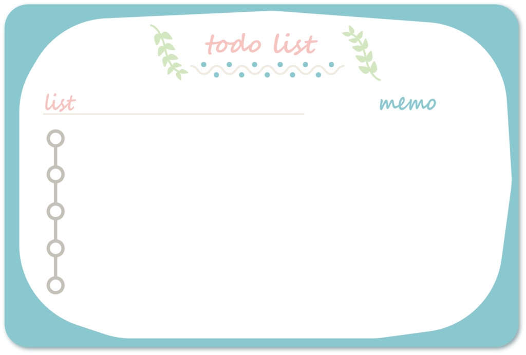 【デジタルプランナー用文具】Relaxcolor TODOふせん風