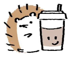 【デジタルプランナー用文具】ハリネズミとごちそうステッカー