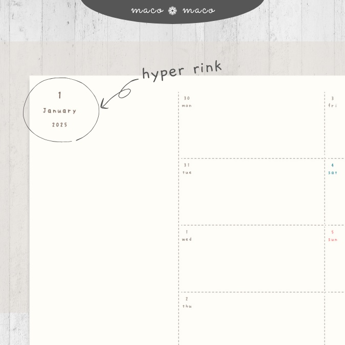 【2025年デジタルプランナー】【月曜始まり 祝日表記あり】"kawaii diary" リンク付きPDF(monthly&weekly+ノート)ipad goodnotes プレゼント付き