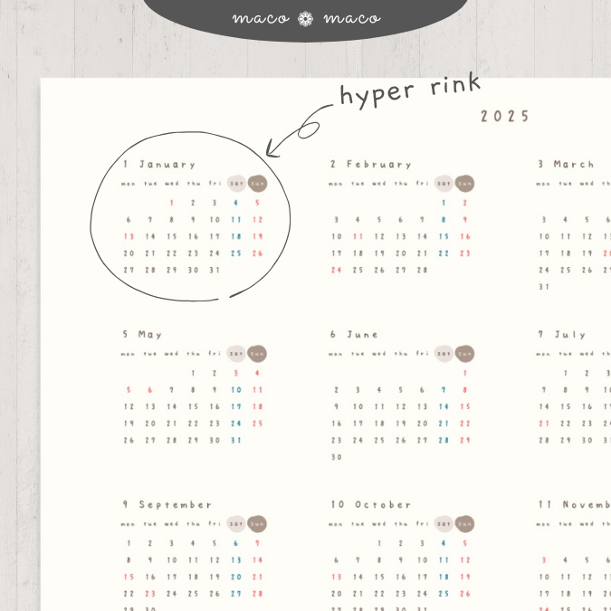 【2025年デジタルプランナー】【月曜始まり 祝日表記あり】"kawaii diary" リンク付きPDF(monthly&weekly+ノート)ipad goodnotes プレゼント付き