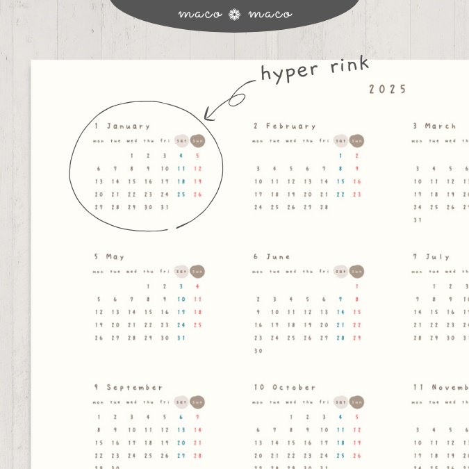【2025年デジタルプランナー】【月曜始まり 祝日表記なし】"kawaii diary" リンク付きPDF(monthly&weekly+ノート)ipad goodnotes プレゼント付き