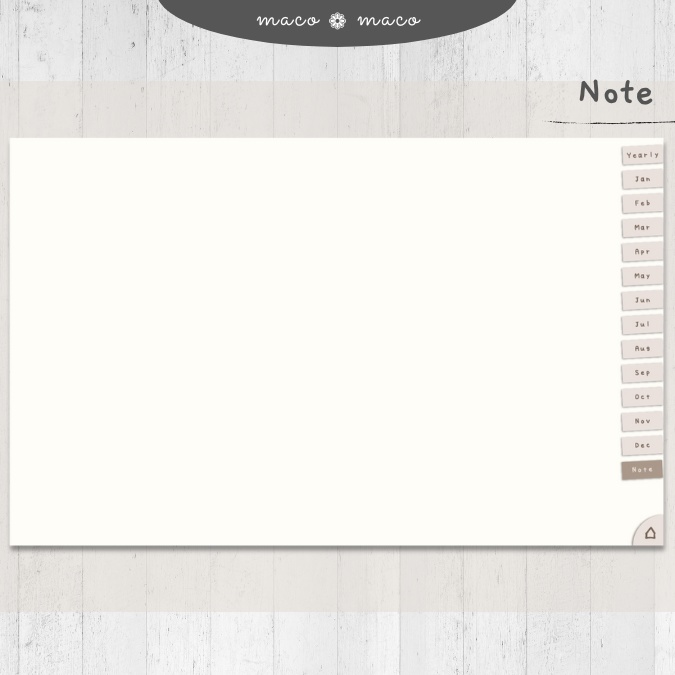 【2025年デジタルプランナー】【月曜始まり 祝日表記なし】"kawaii diary" リンク付きPDF(monthly&weekly+ノート)ipad goodnotes プレゼント付き