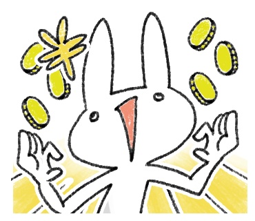 【無料配布】【サブスクスタンプにご利用いただけます】表情がやばいうさぎのスタンプ風イラスト(背景透過png)【Twitch Youtube Discord】