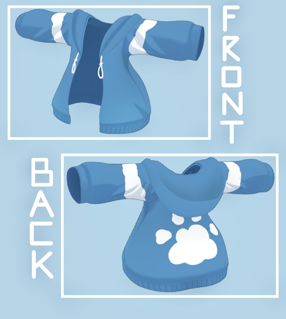 【NEPO対応】クラウドパーカー Cloud Hoodie