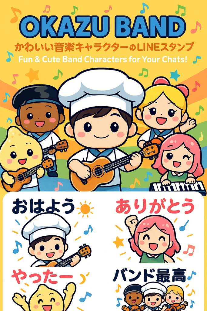 OKAZU BAND LINEスタンプセット