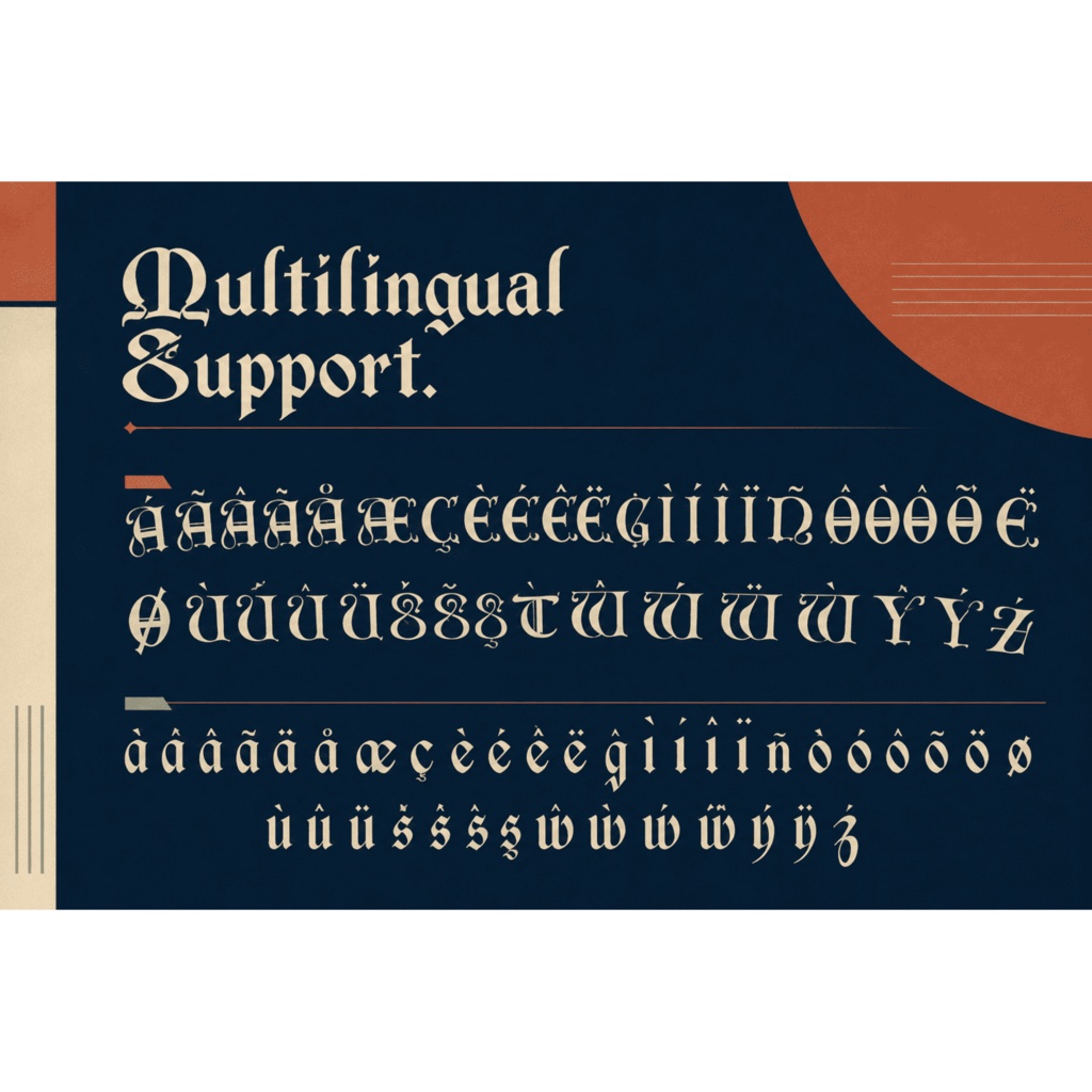 Braewick | ケルト・中世風ディスプレイ欧文フォント / Celtic Medieval Display Font