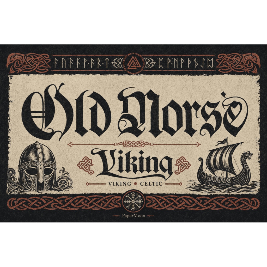 Braewick | ケルト・中世風ディスプレイ欧文フォント / Celtic Medieval Display Font