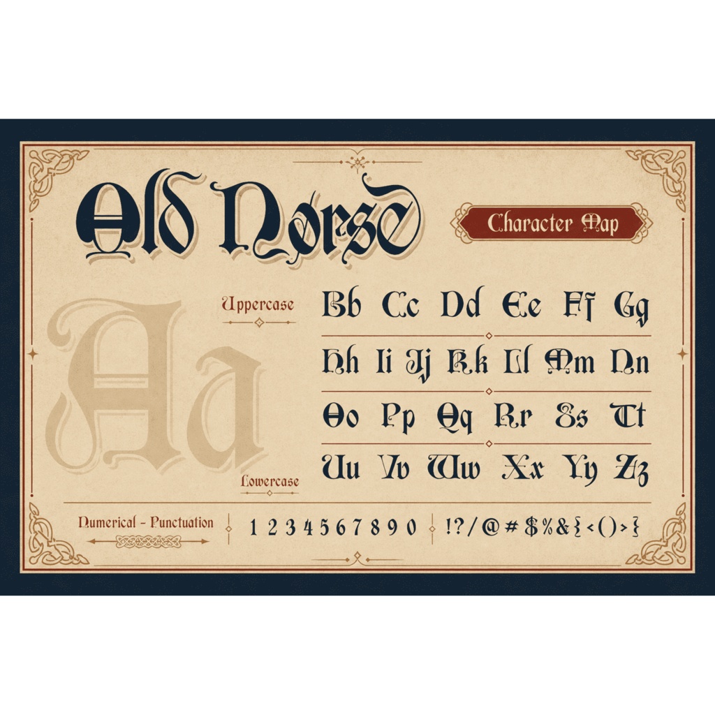 Braewick | ケルト・中世風ディスプレイ欧文フォント / Celtic Medieval Display Font