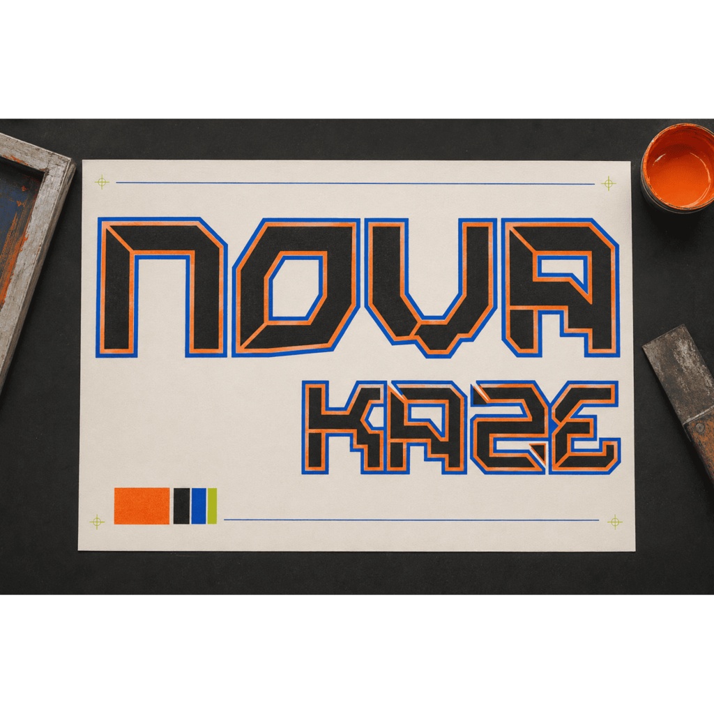 Vexora | サイバーパンク英字フォント / Cyberpunk Display Font