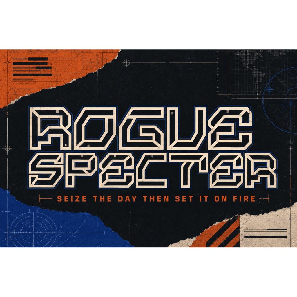 Vexora | サイバーパンク英字フォント / Cyberpunk Display Font