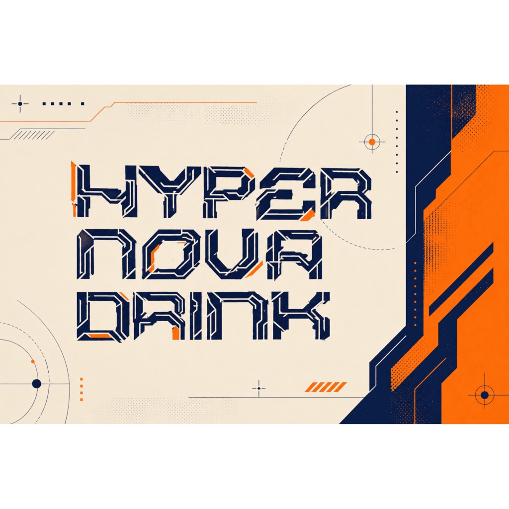 Vexora | サイバーパンク英字フォント / Cyberpunk Display Font