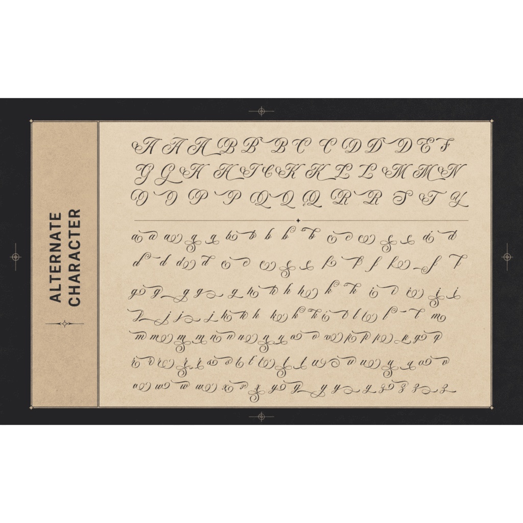 Evercourt | ロマンティックな筆記体フォント | ウェディング・ロゴ向け Script Font