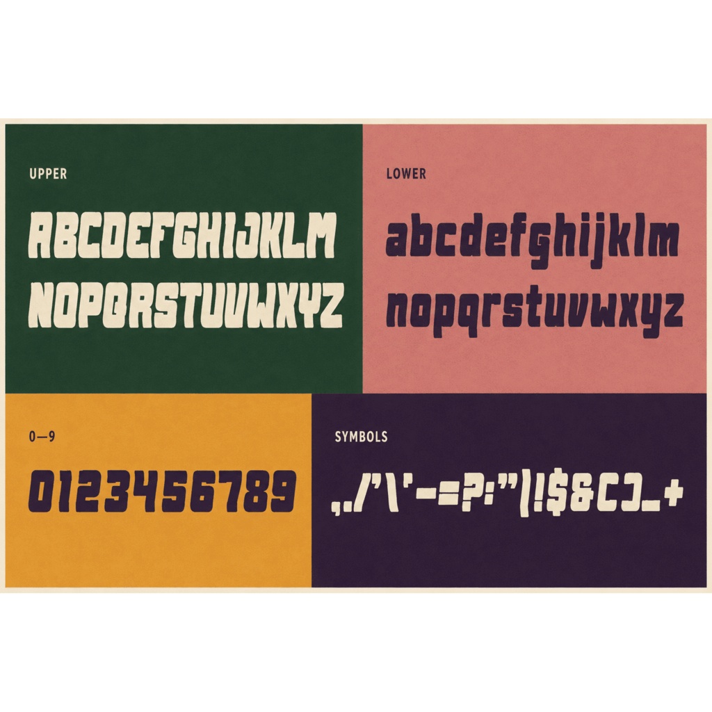 IronRush | スポーツ・ジム向けボールド欧文フォント | ロゴ・ポスター・グッズ用 Display Font
