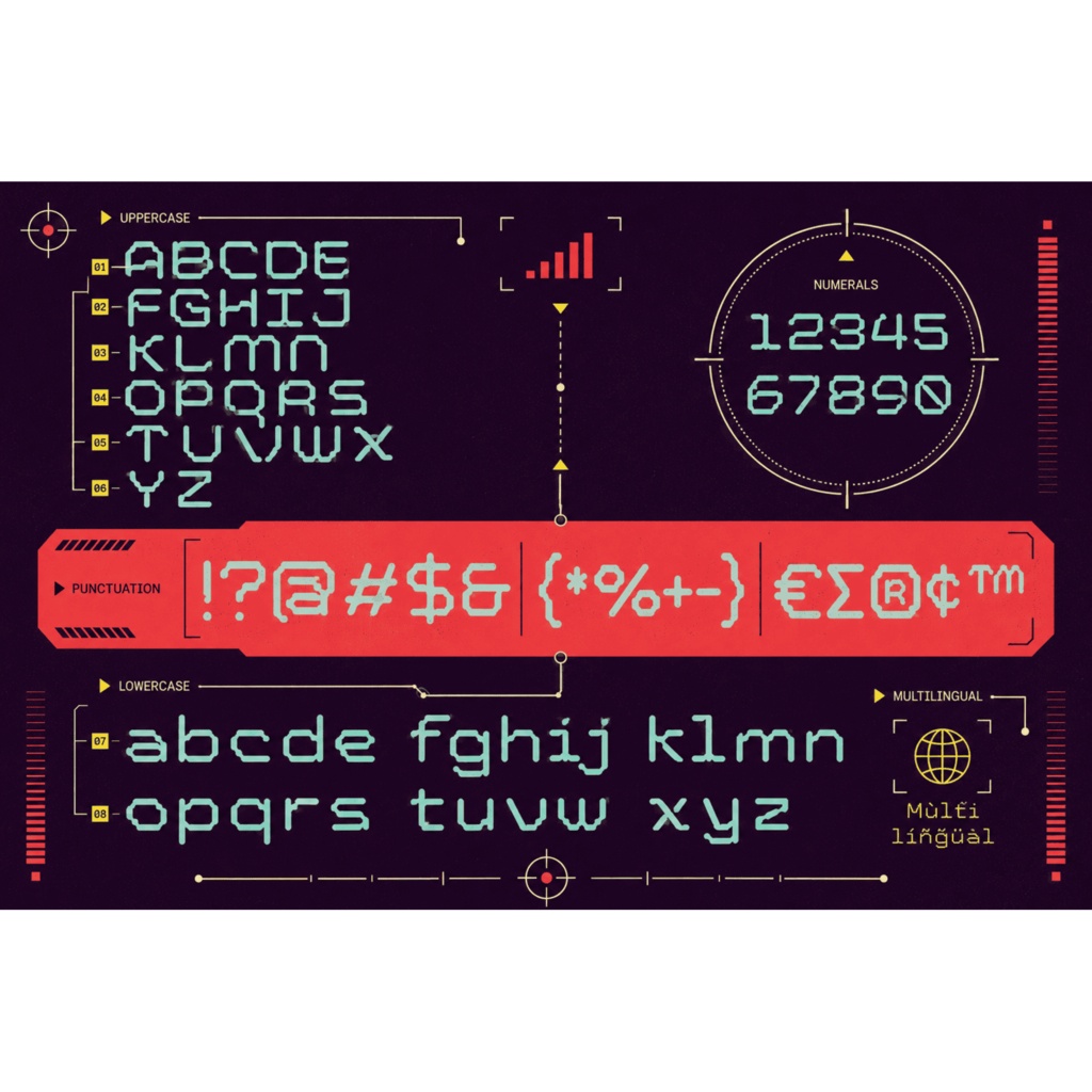 ByteFrame | レトロ8bitピクセルフォント | ゲーム・ロゴ・サムネイル向け