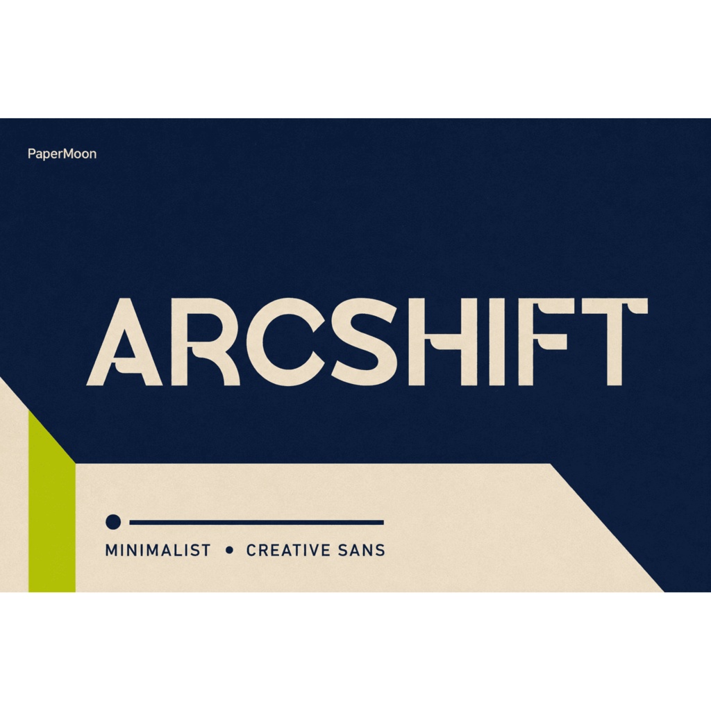 Arcshift | モダンサンセリフ欧文フォント | ロゴ・WEB・ブランディング向け