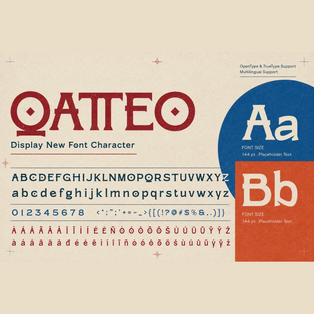 Cavero | ハイコントラスト装飾セリフ欧文フォント | 商用利用可 Display Font