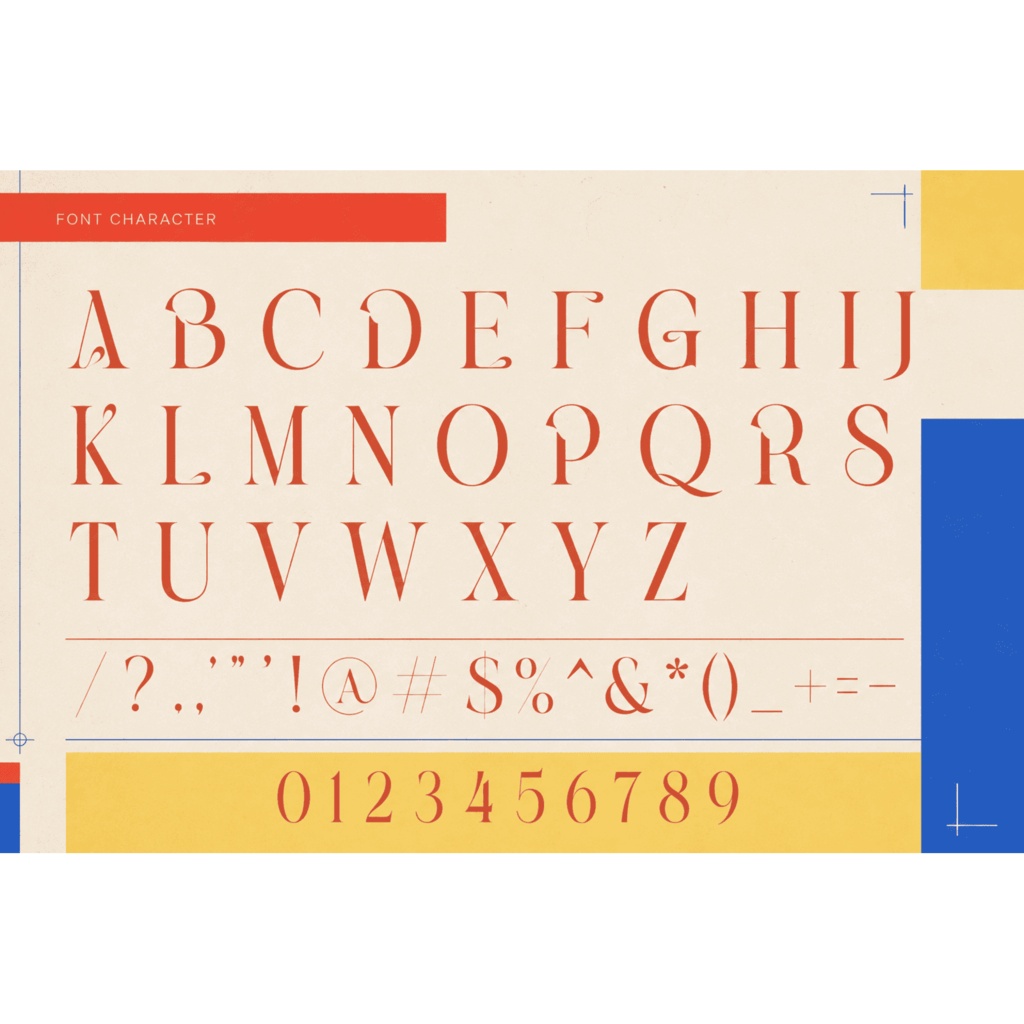 Tracery | エレガントな欧文セリフフォント | ロゴ・ブランディング・パッケージ向け(Elegant Serif Font)