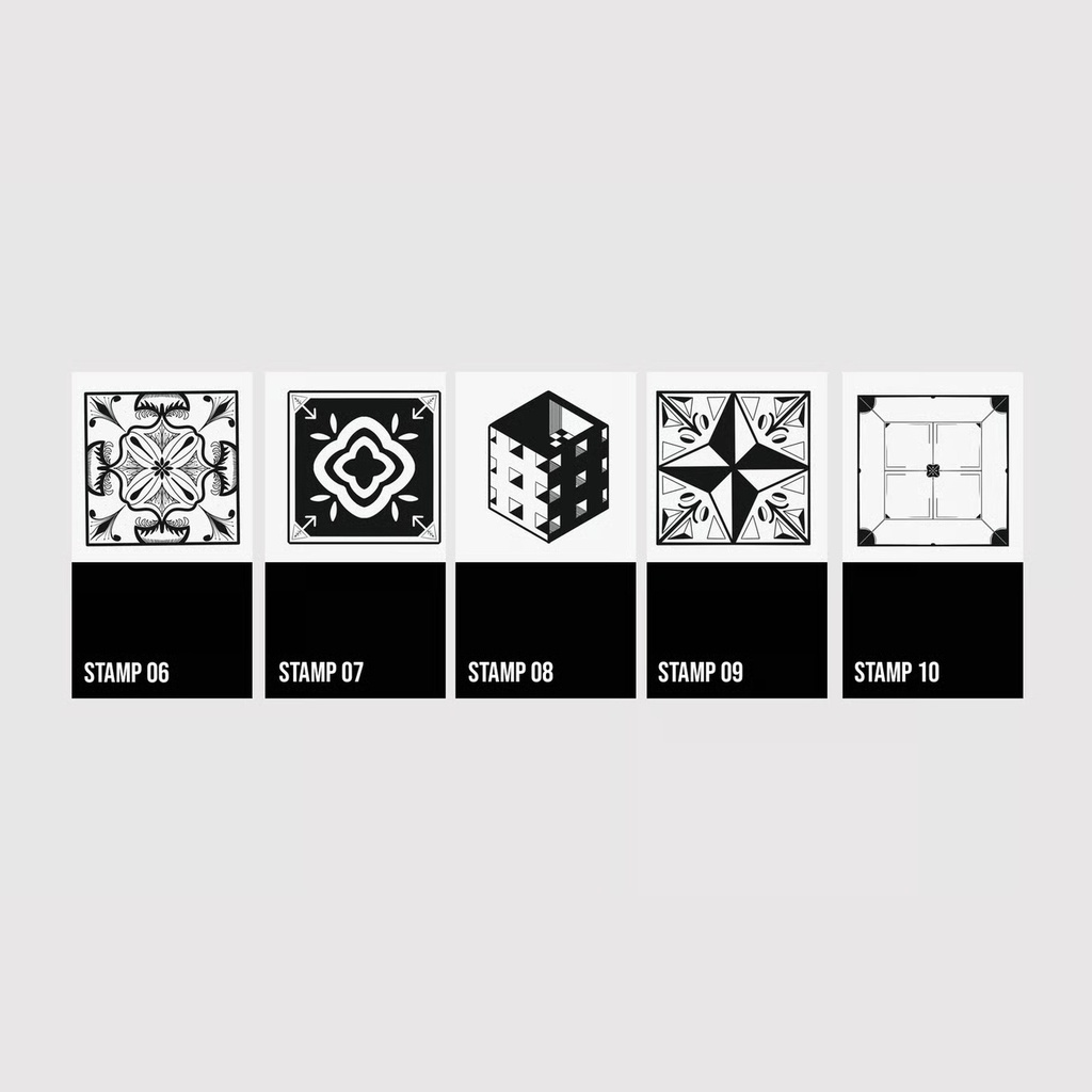 タイルスタンプブラシ10種(Procreate用)