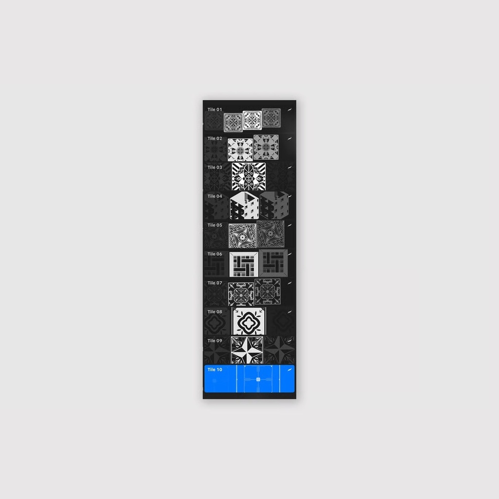 タイルスタンプブラシ10種(Procreate用)