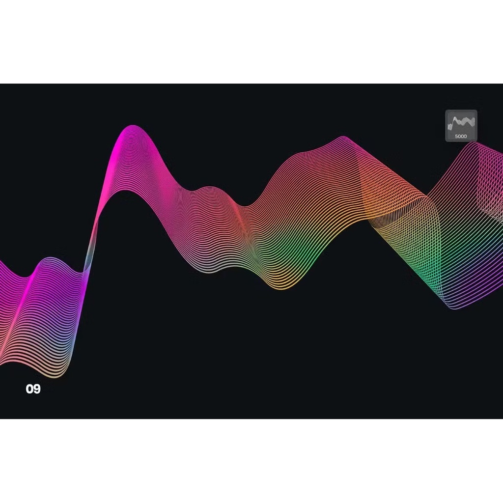Digital Linear Waves|Photoshop用テクノ系ラインブラシ10種