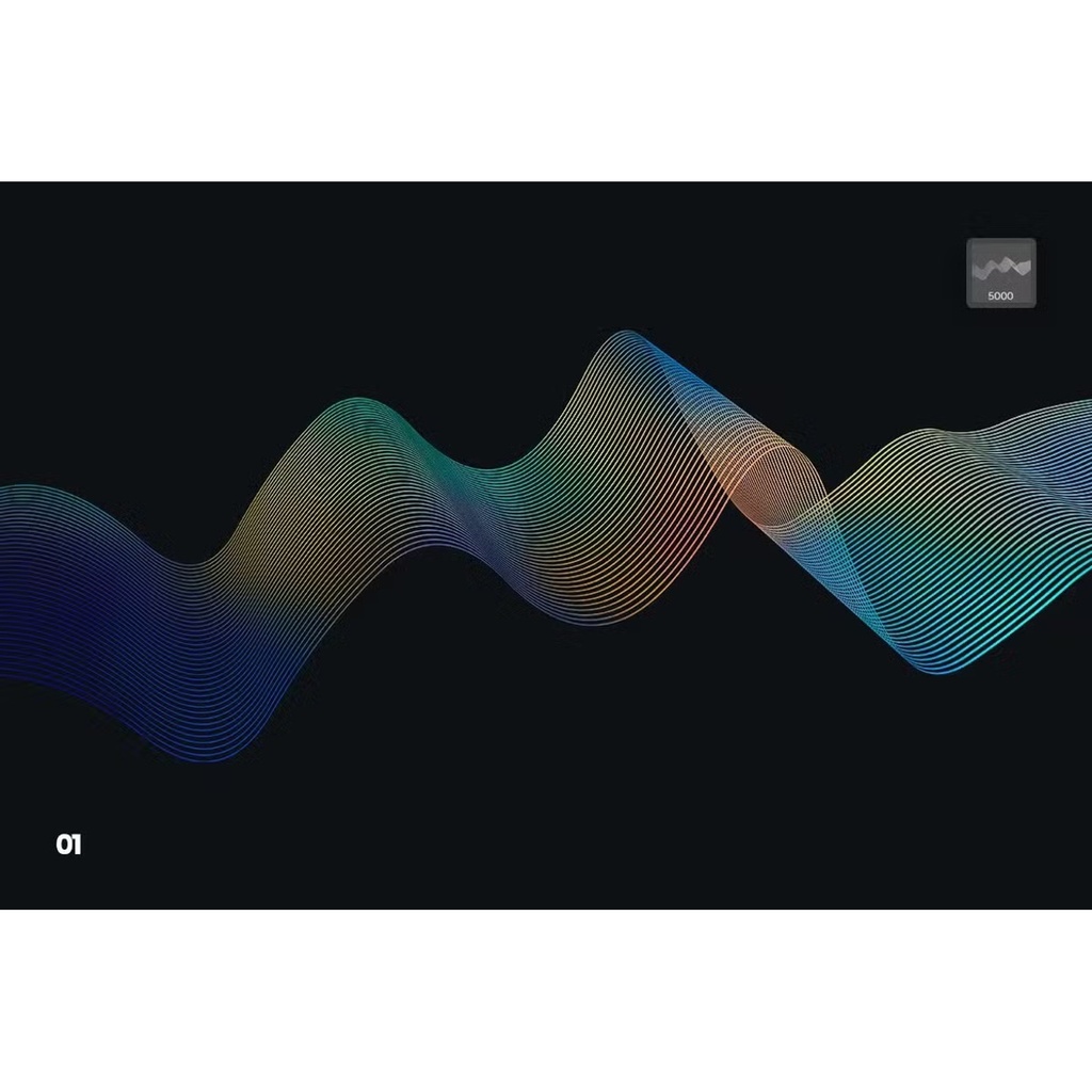 Digital Linear Waves|Photoshop用テクノ系ラインブラシ10種