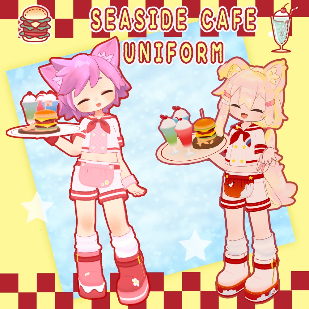 SEASIDE CAFE UNIFORMまめふれんず対応