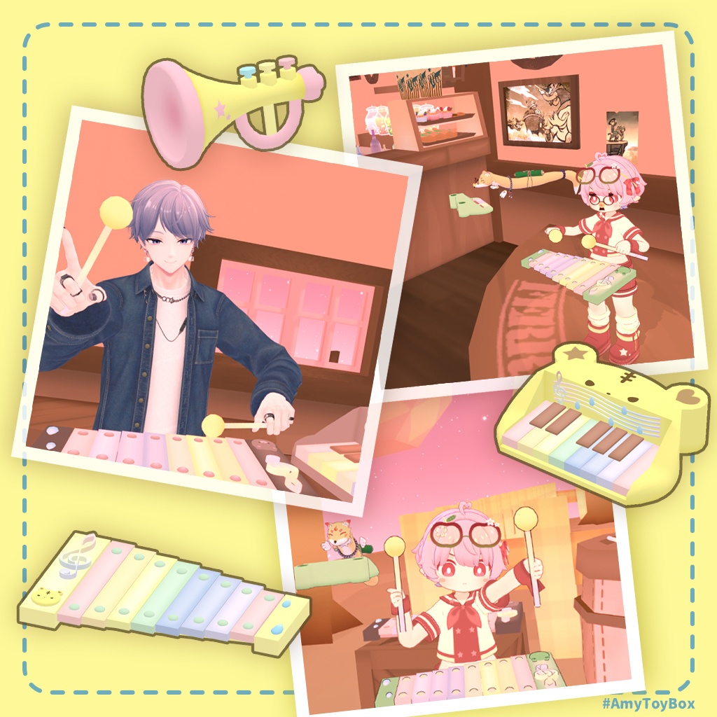 オモチャのがっきセット🎺ギミック追加