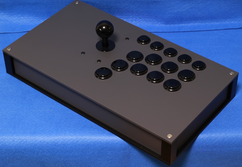 「即納モデル」アクリルケース アーケードコントローラー(マットグレー)