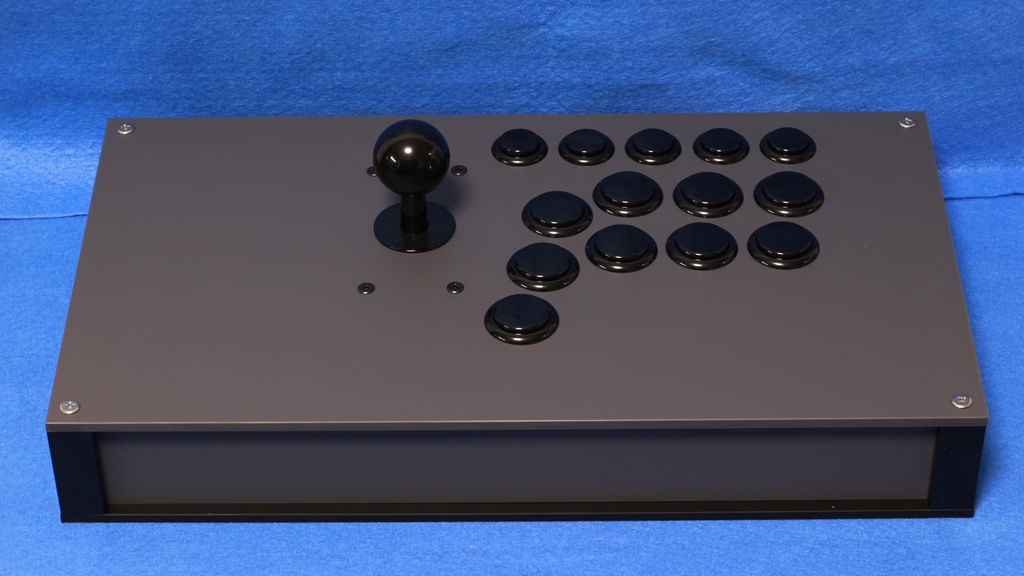 「即納モデル」アクリルケース　アーケードコントローラー（マットグレー）