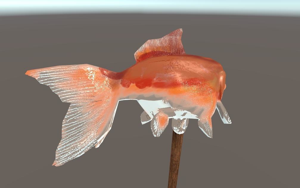 【無料3D素材】金魚の飴細工