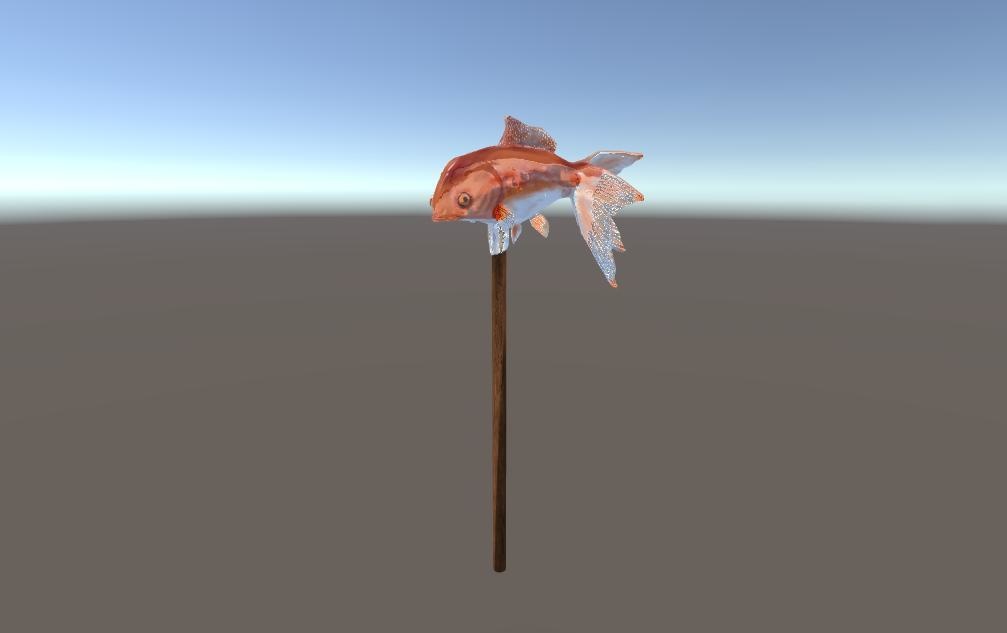 【無料3D素材】金魚の飴細工
