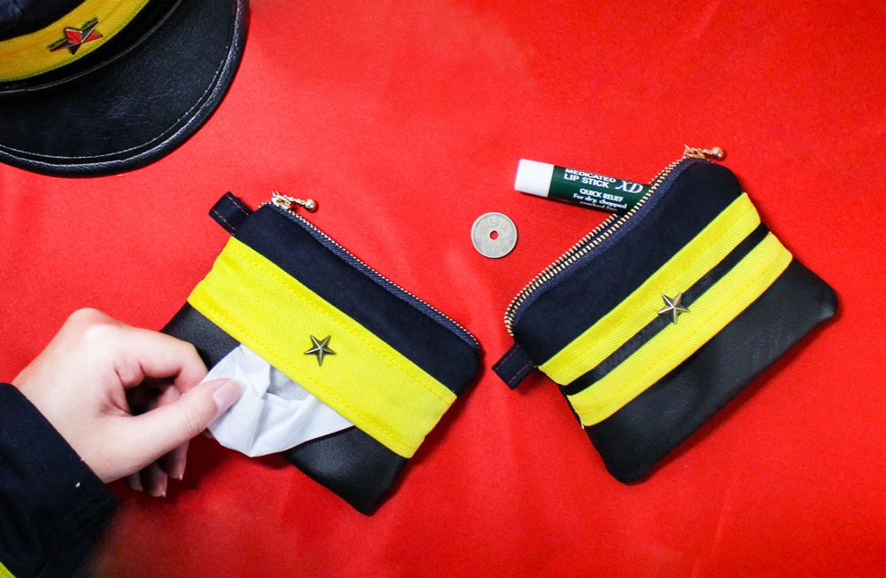 軍帽風ティッシュポーチ