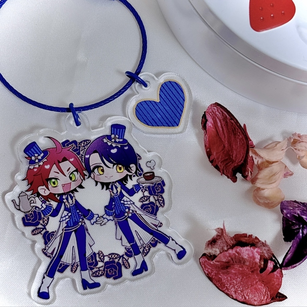 アサヒとコヨイのプリ×プリしつじアクキー