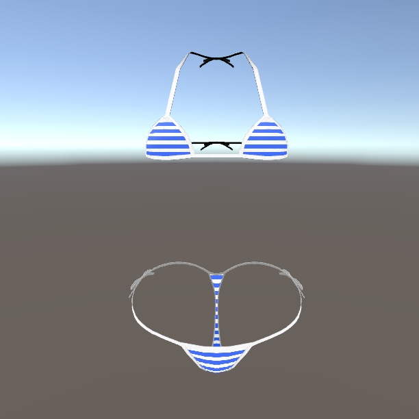 【VRC】マイクロビキニ&レーストップス【LSbody専用】