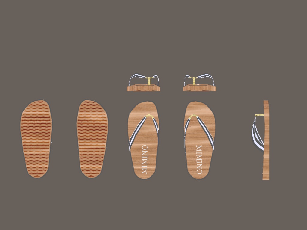 【VRC】ビーチサンダル【LSbody向け】