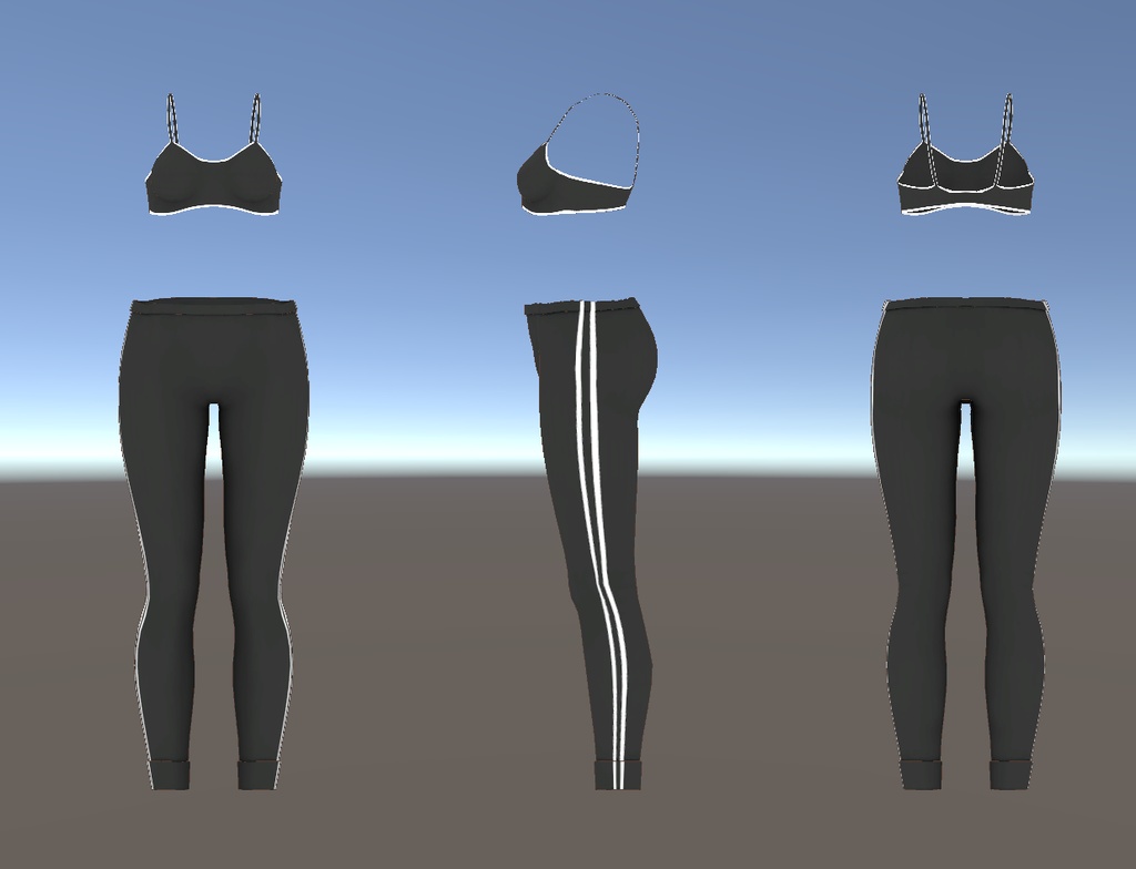 【VRC】スポーツウェア【LSbody専用】