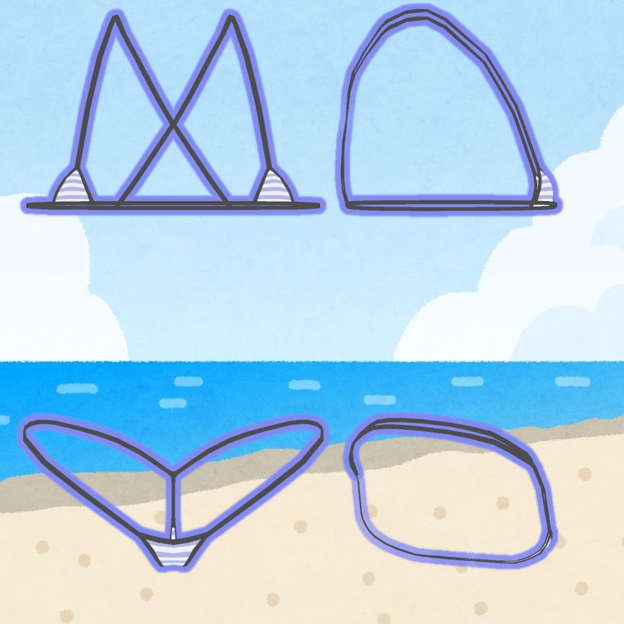 【VRC】マイクロビキニ 【まほちゃん専用】