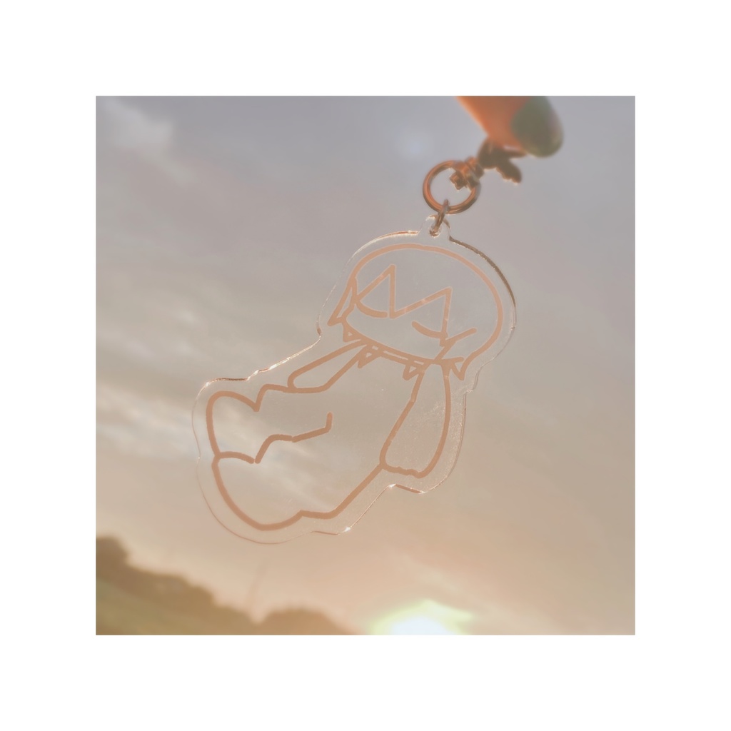 F・F透明アクリルキーホルダー - yakimochi-zu - BOOTH