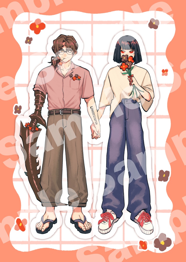 ポストカードB（グレゴール×良秀）