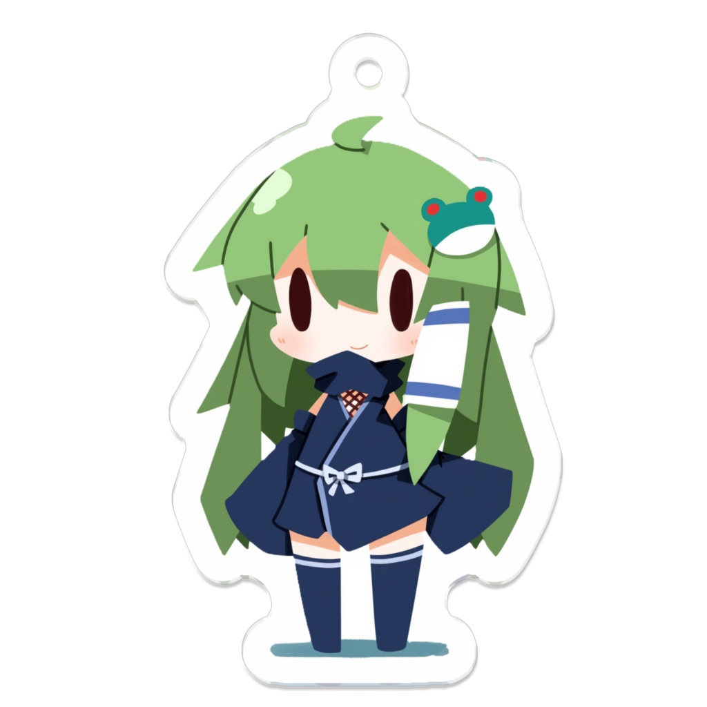 やる気があるくのいち早苗アクキー