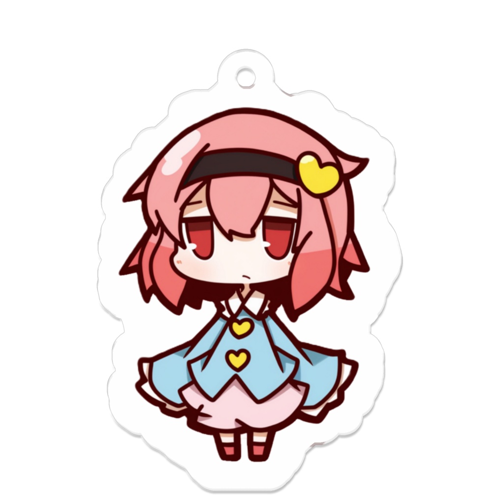 やる気がないさとりんアクキー