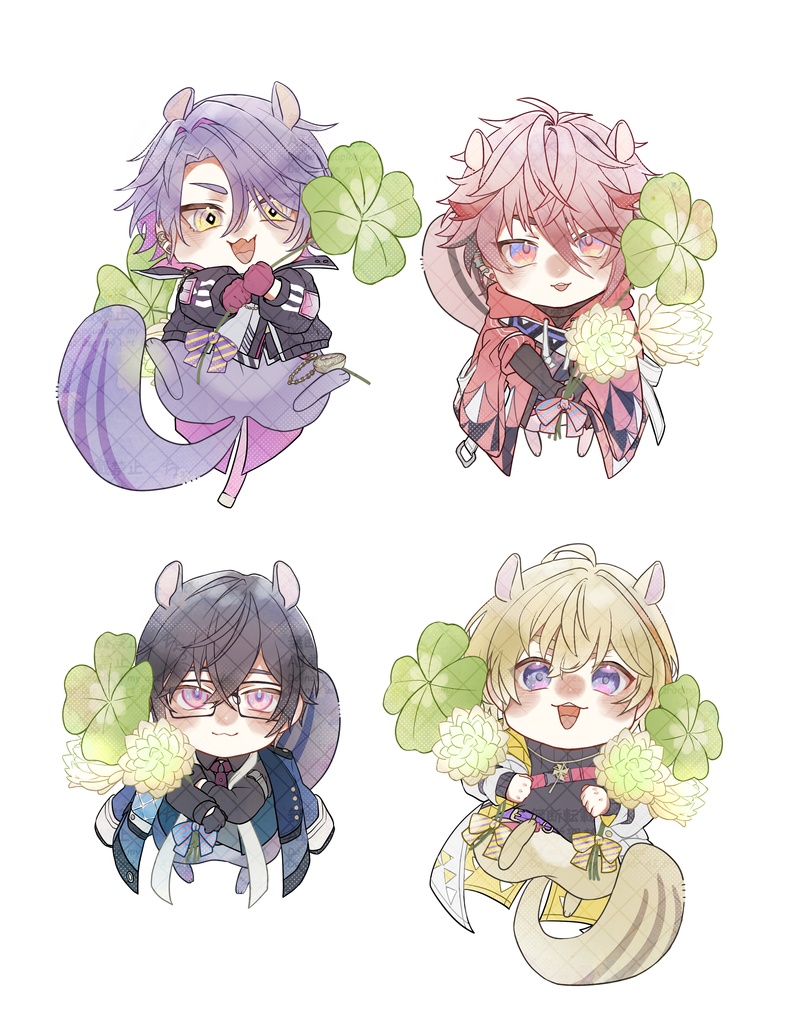 【非公式】けもたくしょんアクリルキーホルダー