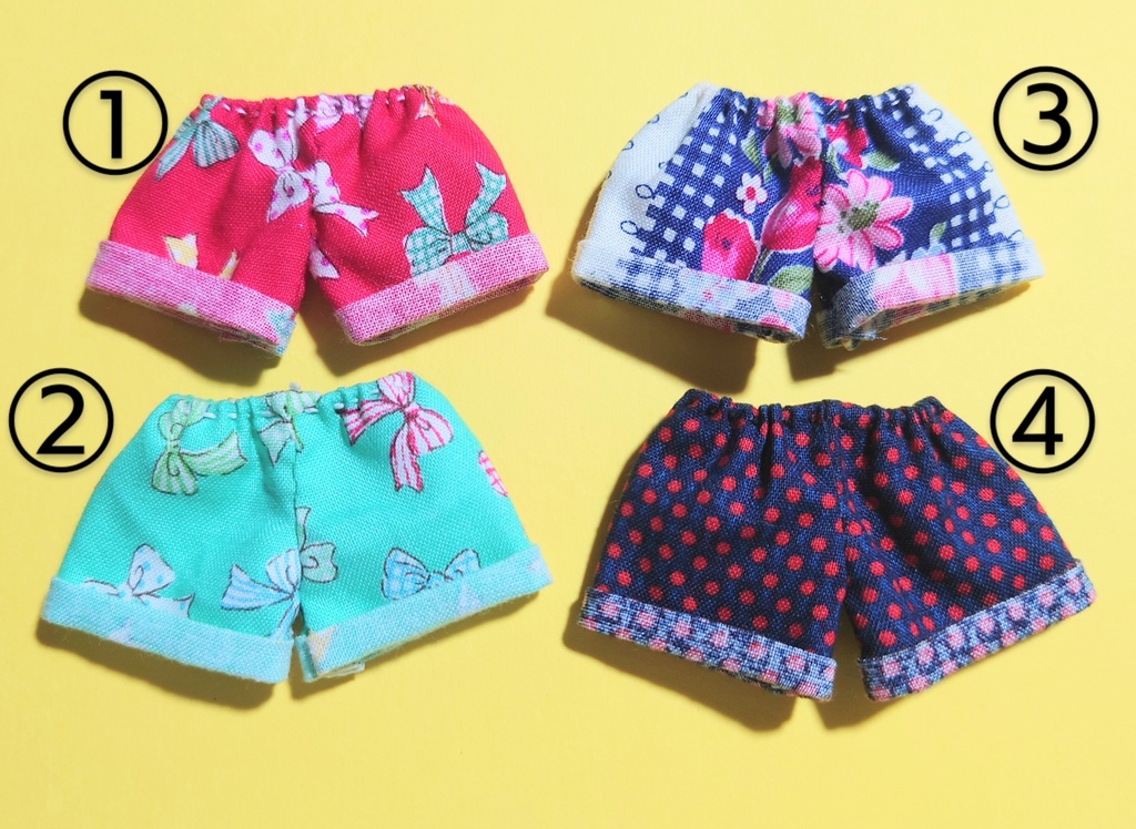 ぬい服  ロールアップパンツ